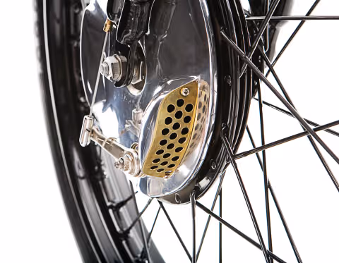 The Bullet, front brake detail