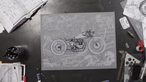 The Bullet, serigraph workbench