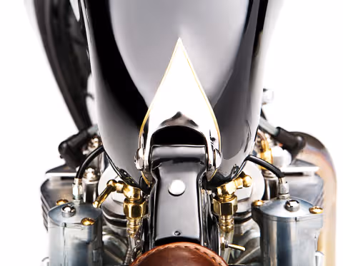 The Bullet, rear tank mount detail
