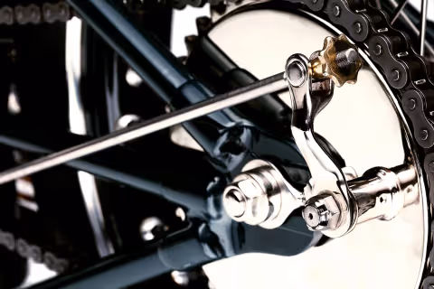 The Kestrel, rear brake