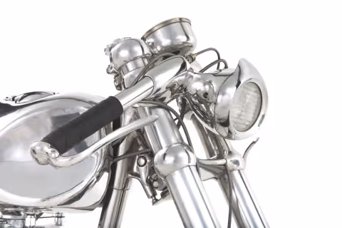The White, right headlight profile