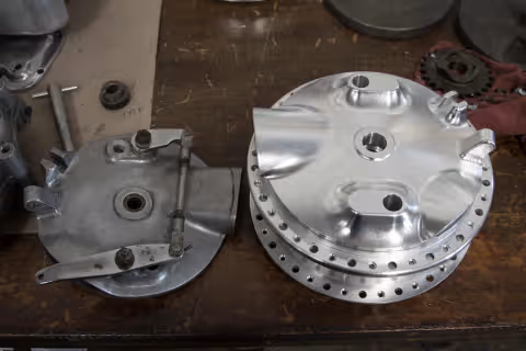 The White, front brake rough
